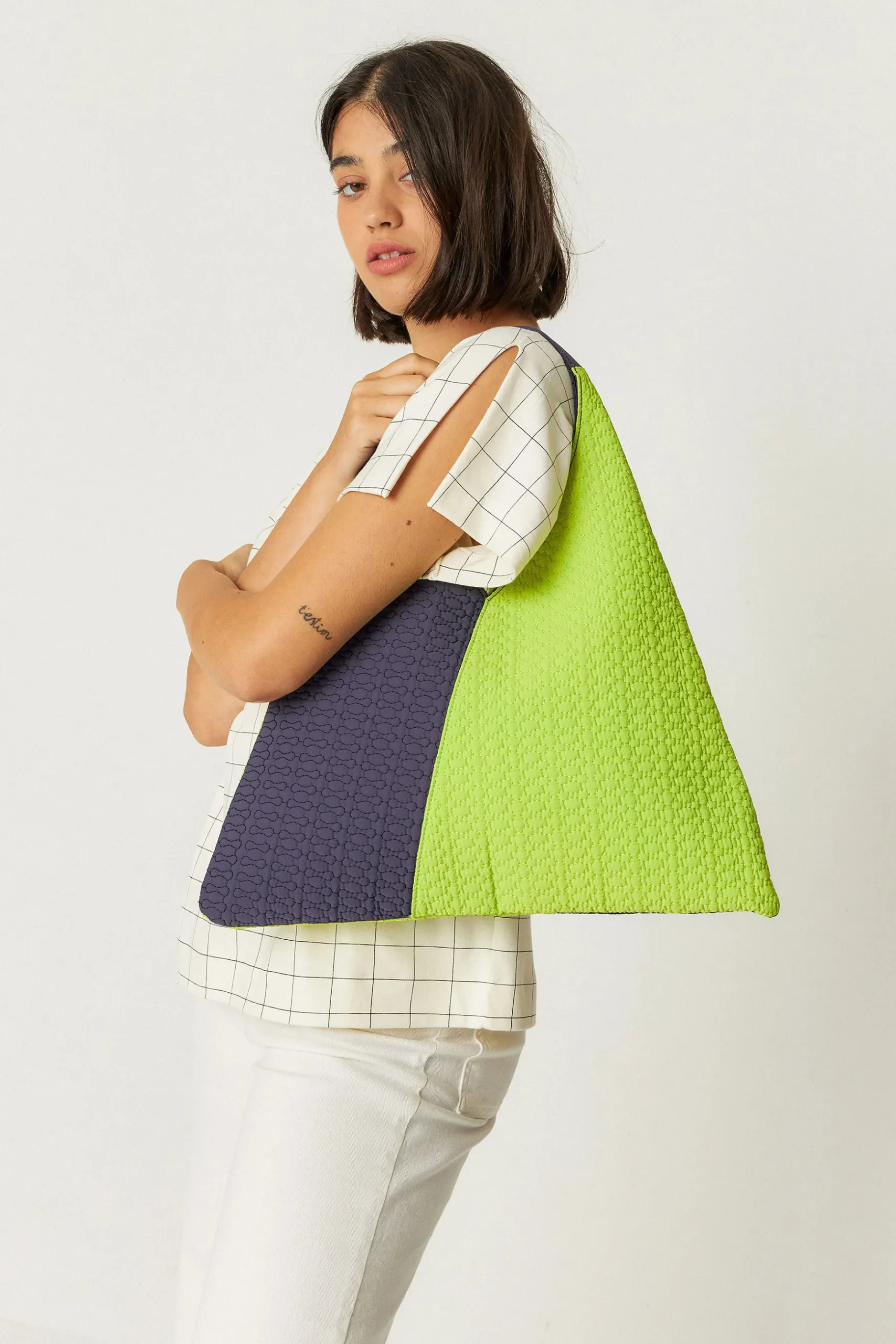 SKFK BOLSO ARLET VERDE ÁCIDO Outlet