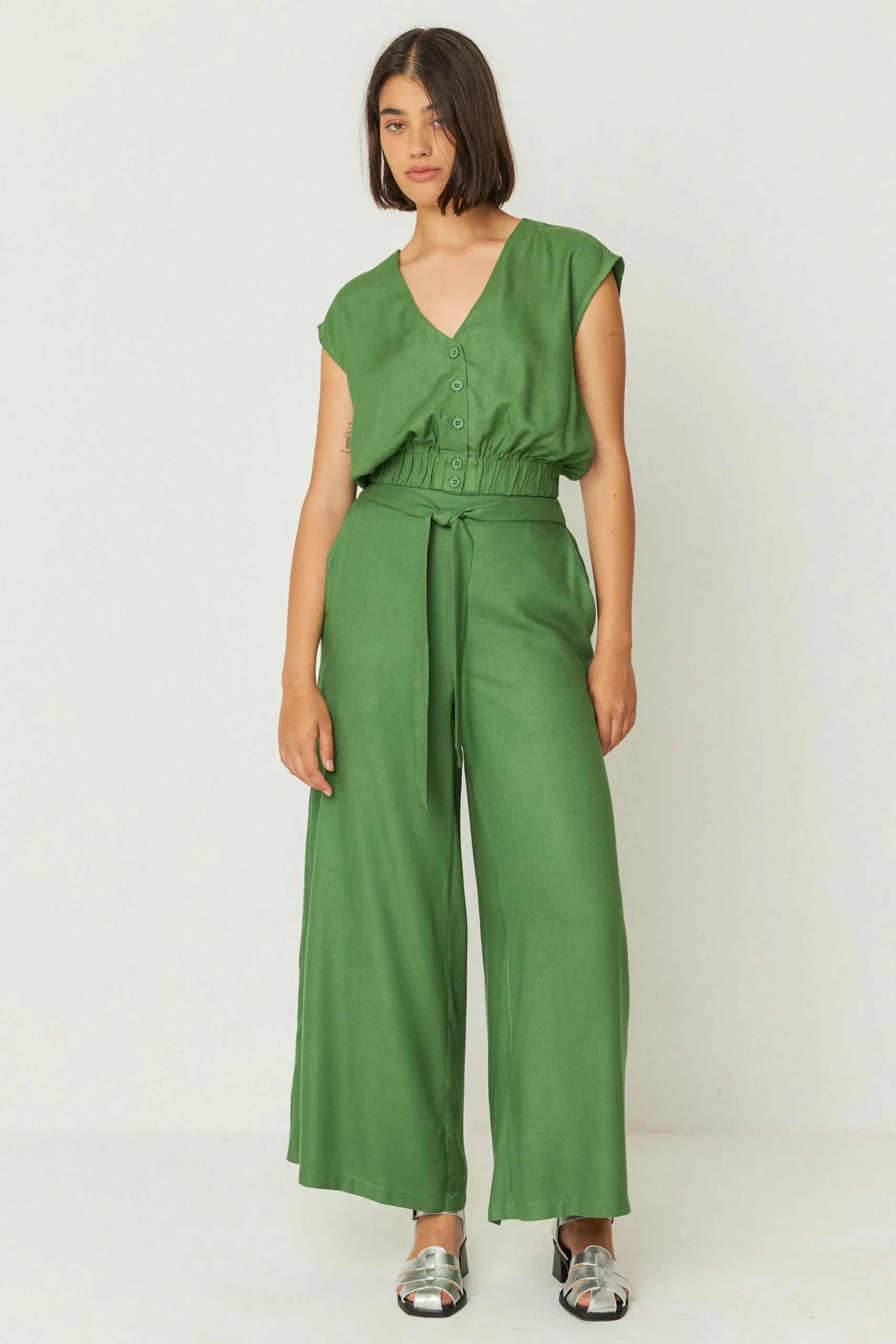 SKFK CAMISA HEGAN VERDE ALBAHACA Clearance
