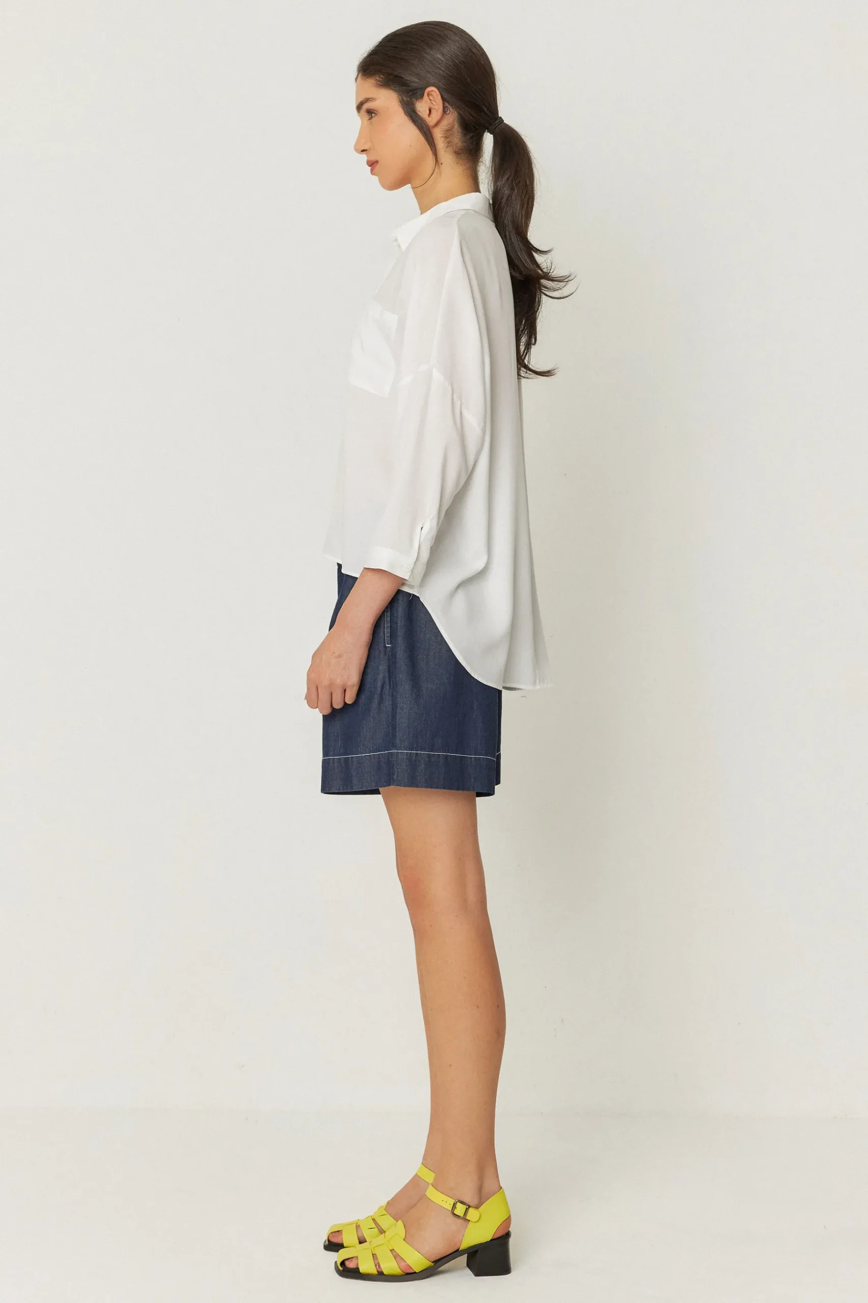 SKFK CAMISA MATTINA BLANCO Hot