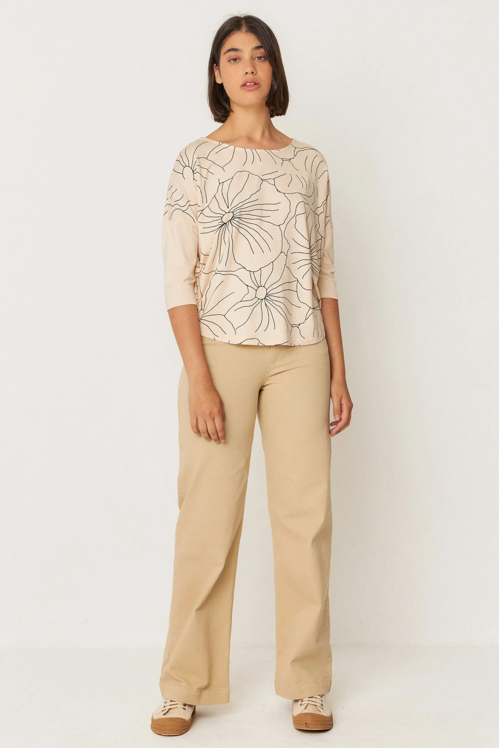 SKFK CAMISETA EKIZA BEIGE Fashion