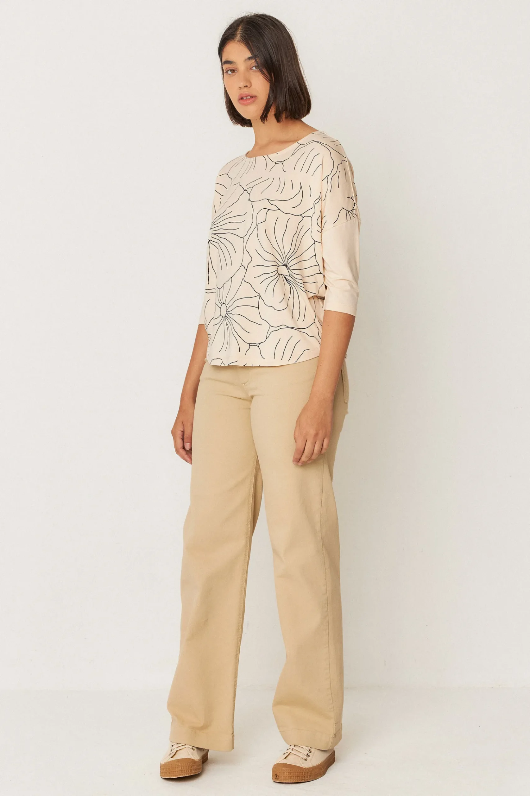 SKFK CAMISETA EKIZA BEIGE Fashion