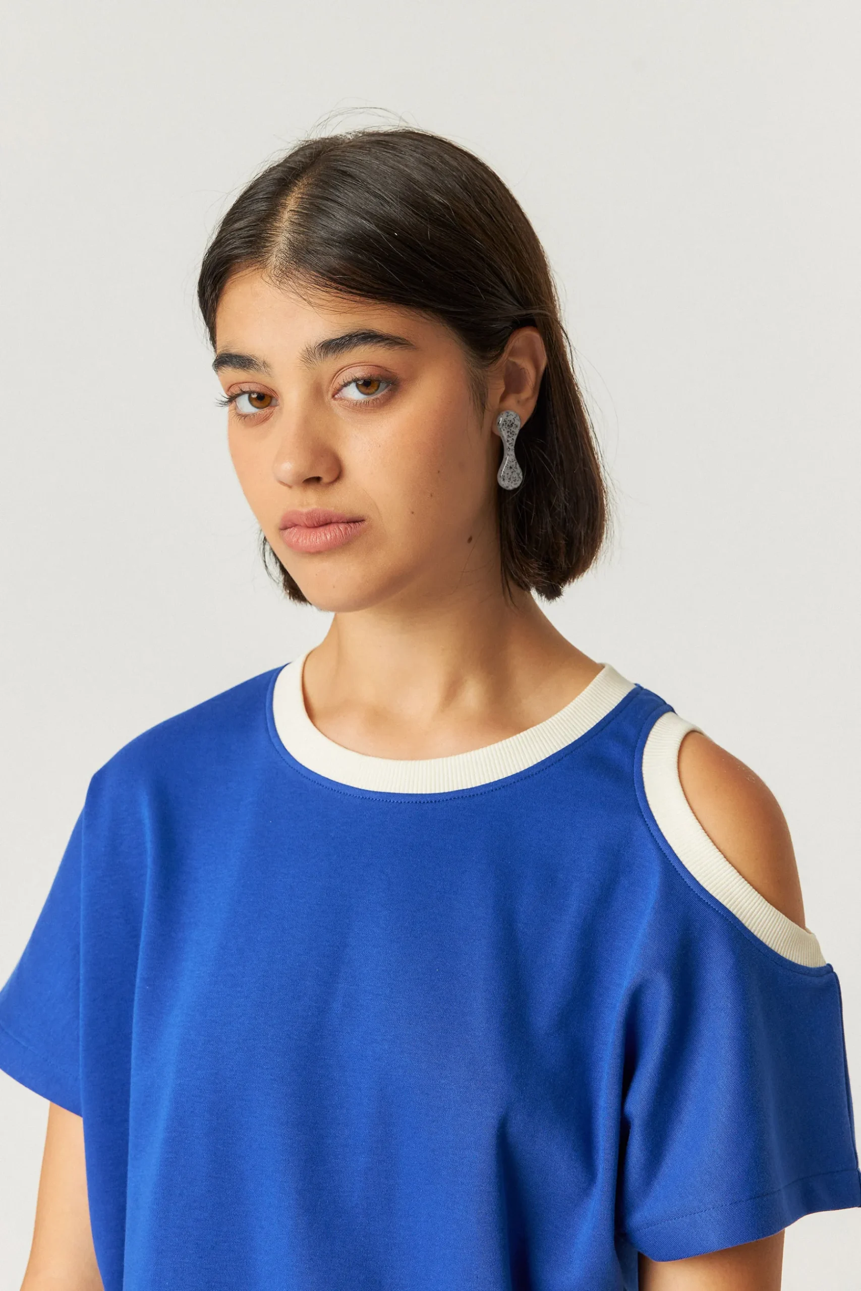 SKFK CAMISETA LIA-GOTS AZUL ÍNDIGO Fashion