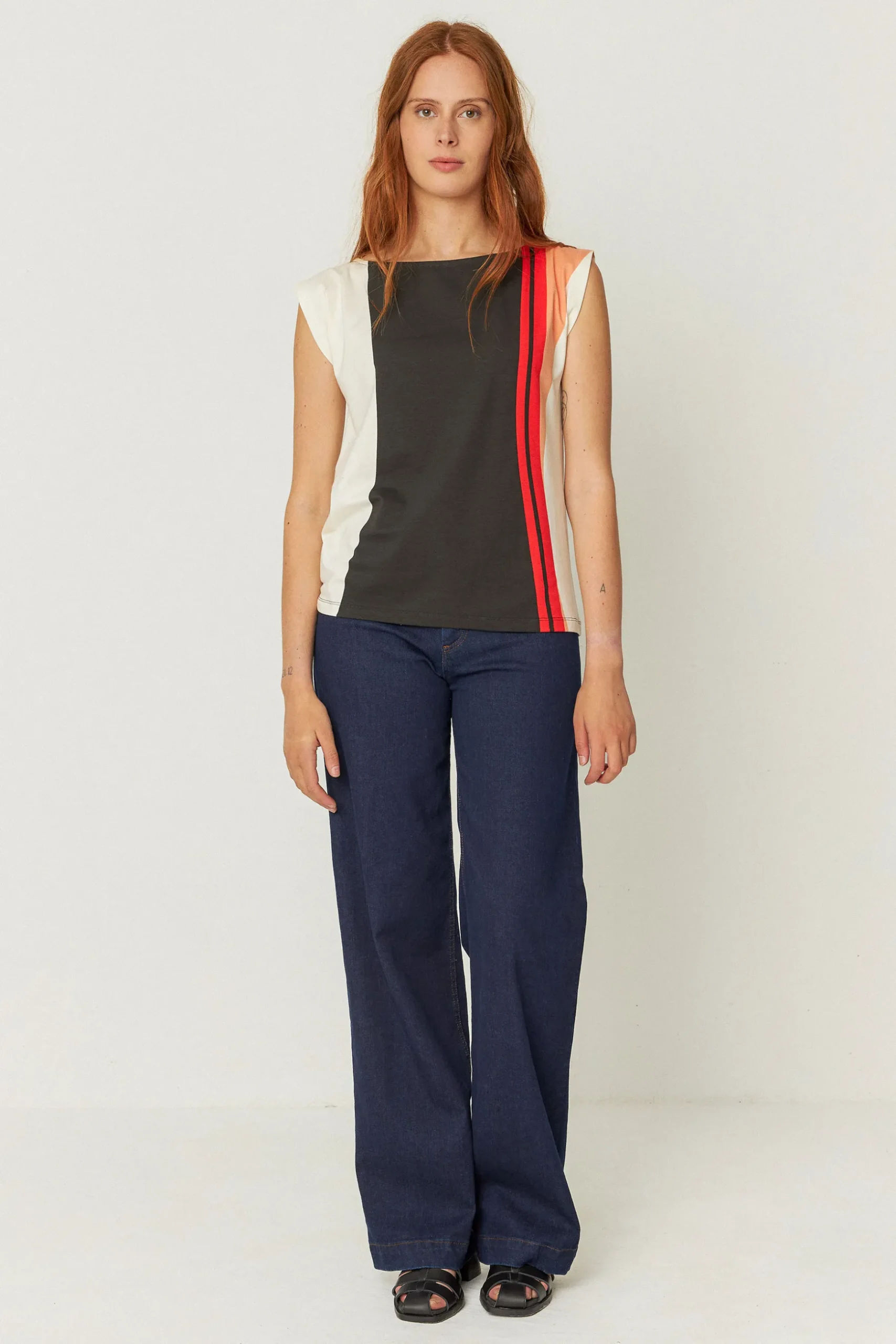 SKFK CAMISETA MARIXOL-GOTS CURVES Fashion