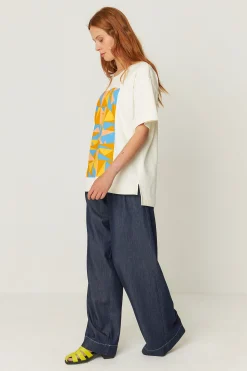 SKFK CAMISETA MONIKA-GOTS CREMA Online