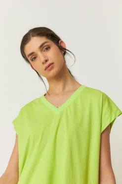SKFK CAMISETA ZUNTZ-4-GOTS VERDE ÁCIDO Discount