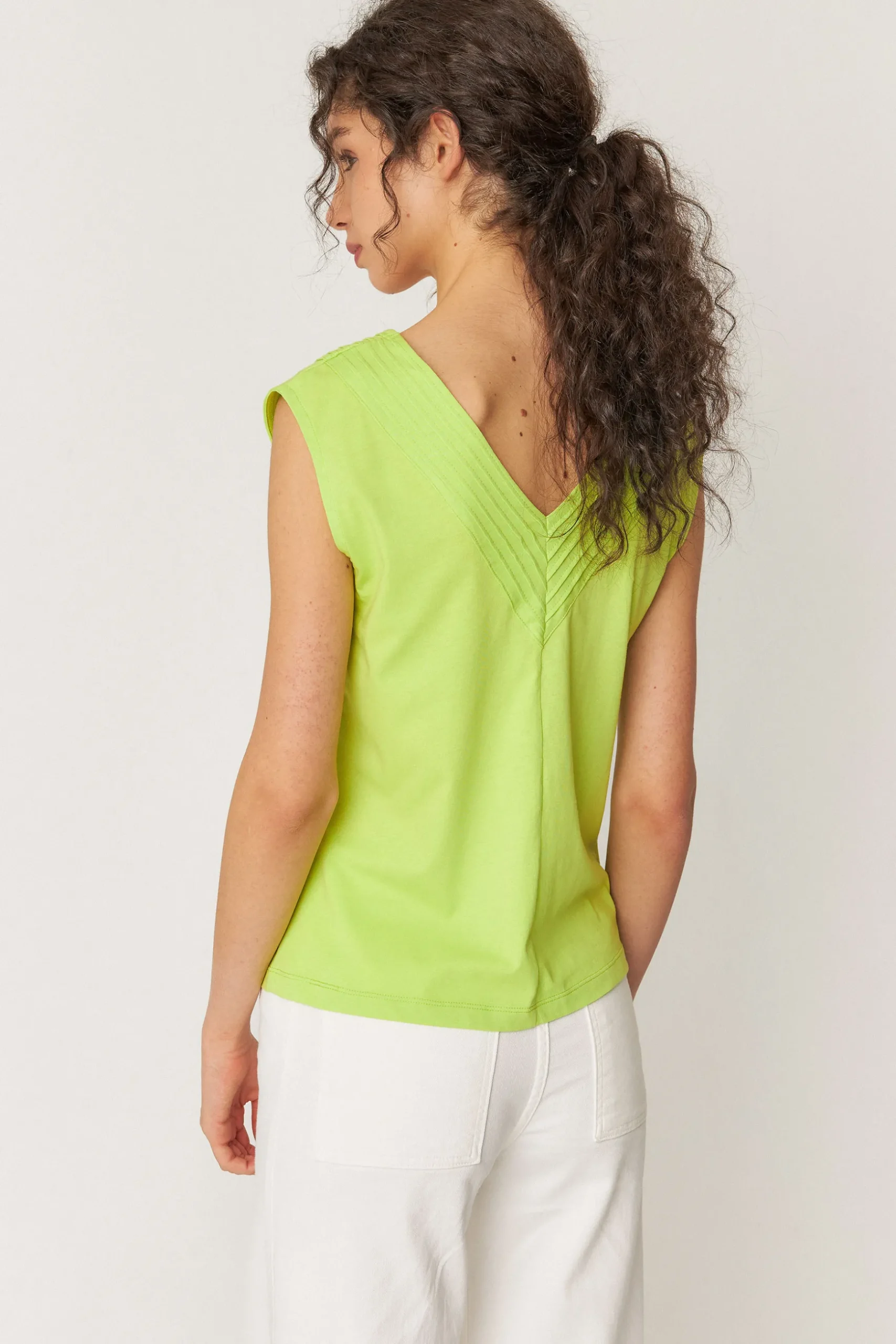 SKFK CAMISETA ZUNTZ-1-GOTS VERDE ÁCIDO Fashion