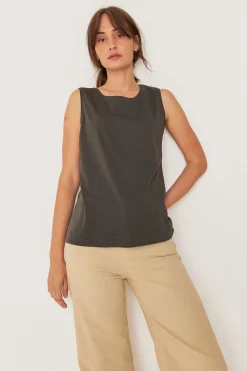 SKFK CAMISETA ZUNTZ-2-GOTS CAQUI OSCURO Clearance