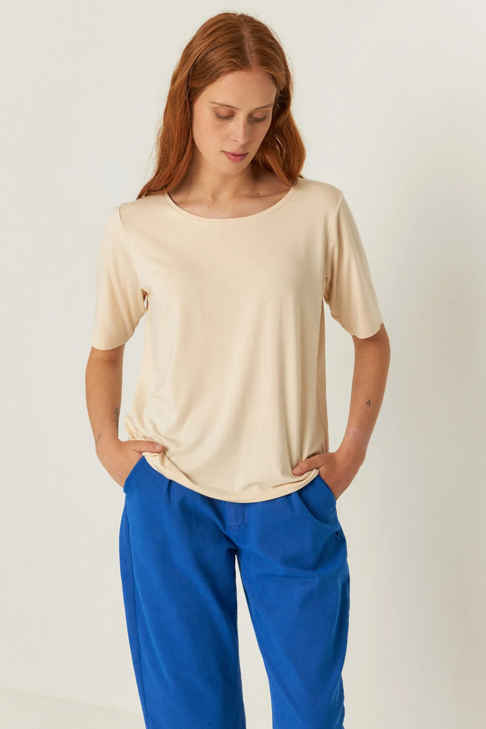 SKFK CAMISETA ZUR-1 BEIGE Outlet