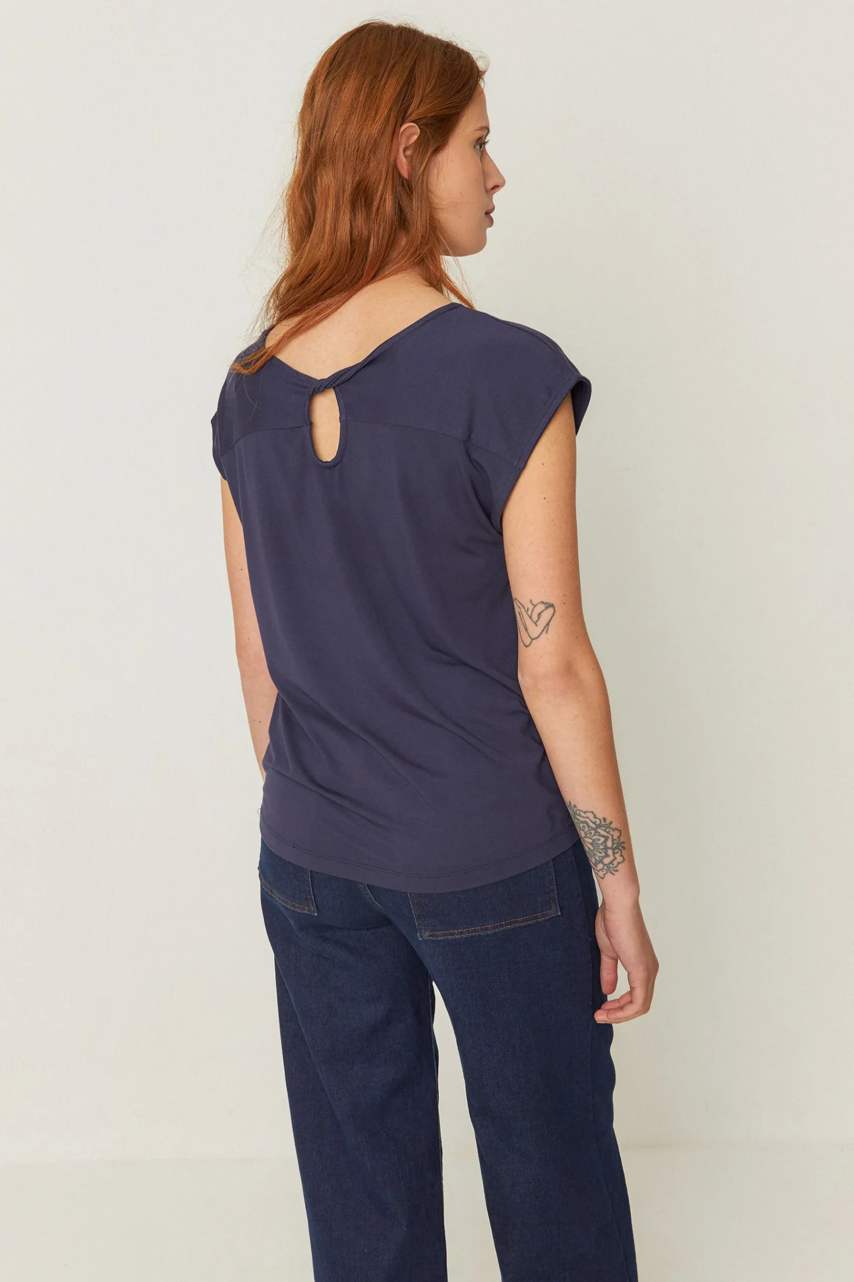 SKFK CAMISETA ZUR-4 AZUL MARINO VIOLETA Outlet