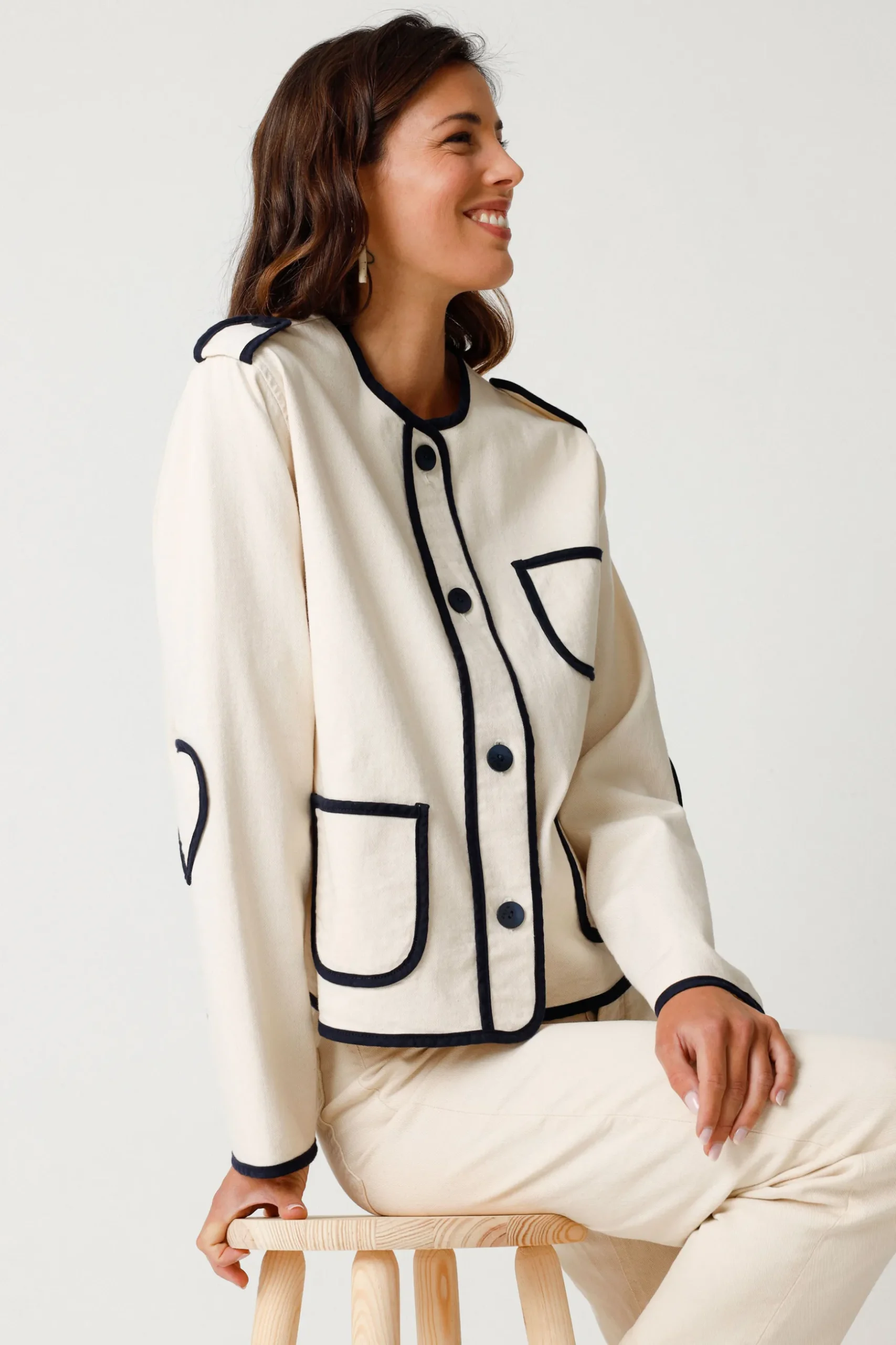 SKFK CHAQUETA AIKU CREMA Sale