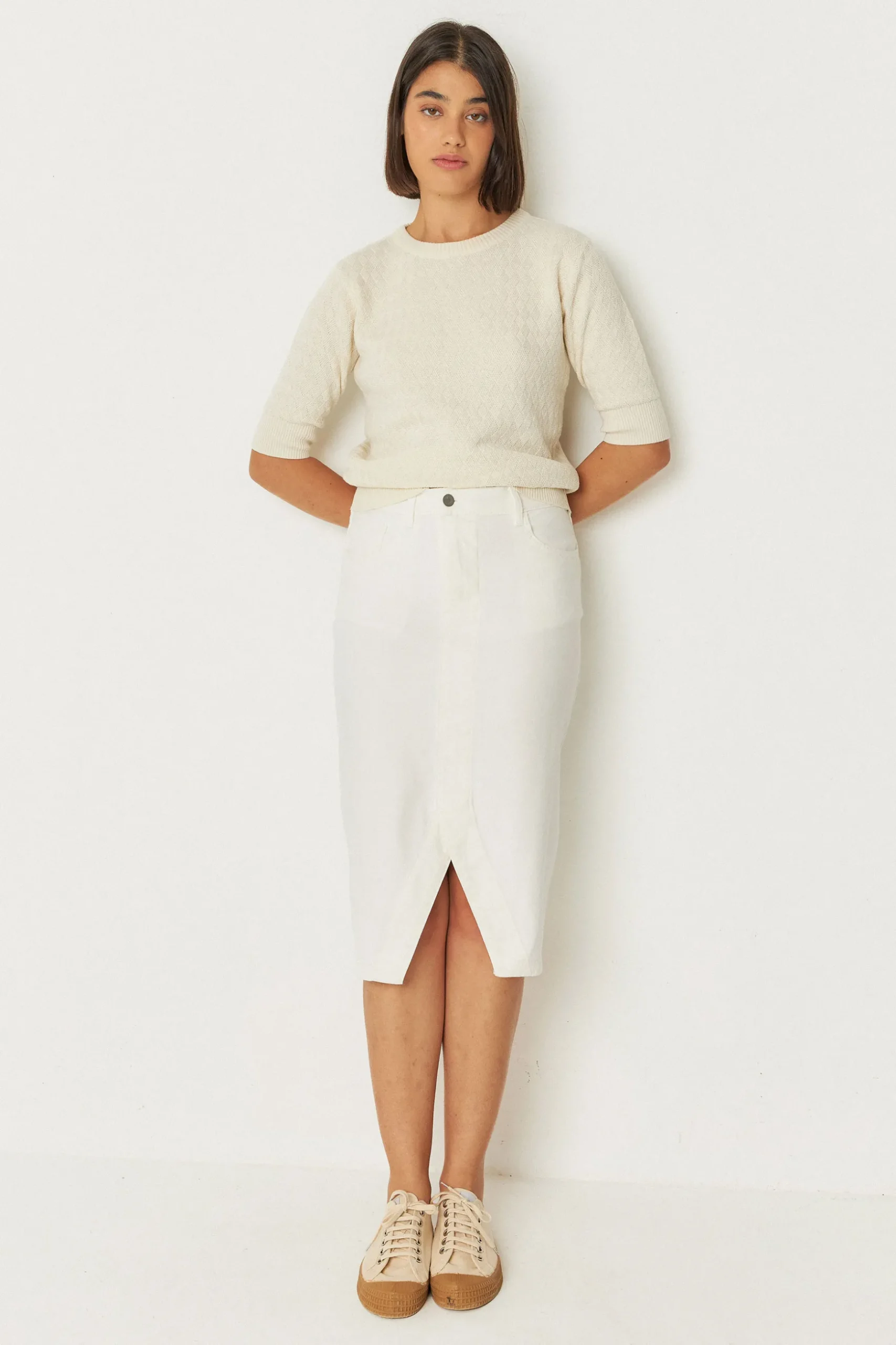 SKFK FALDA AINTZANE BLANCO New