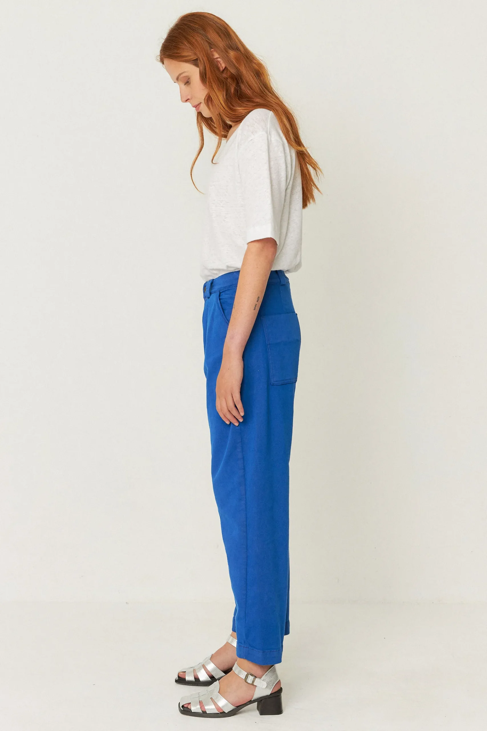 SKFK PANTALÓN AMATA AZUL ÍNDIGO Best