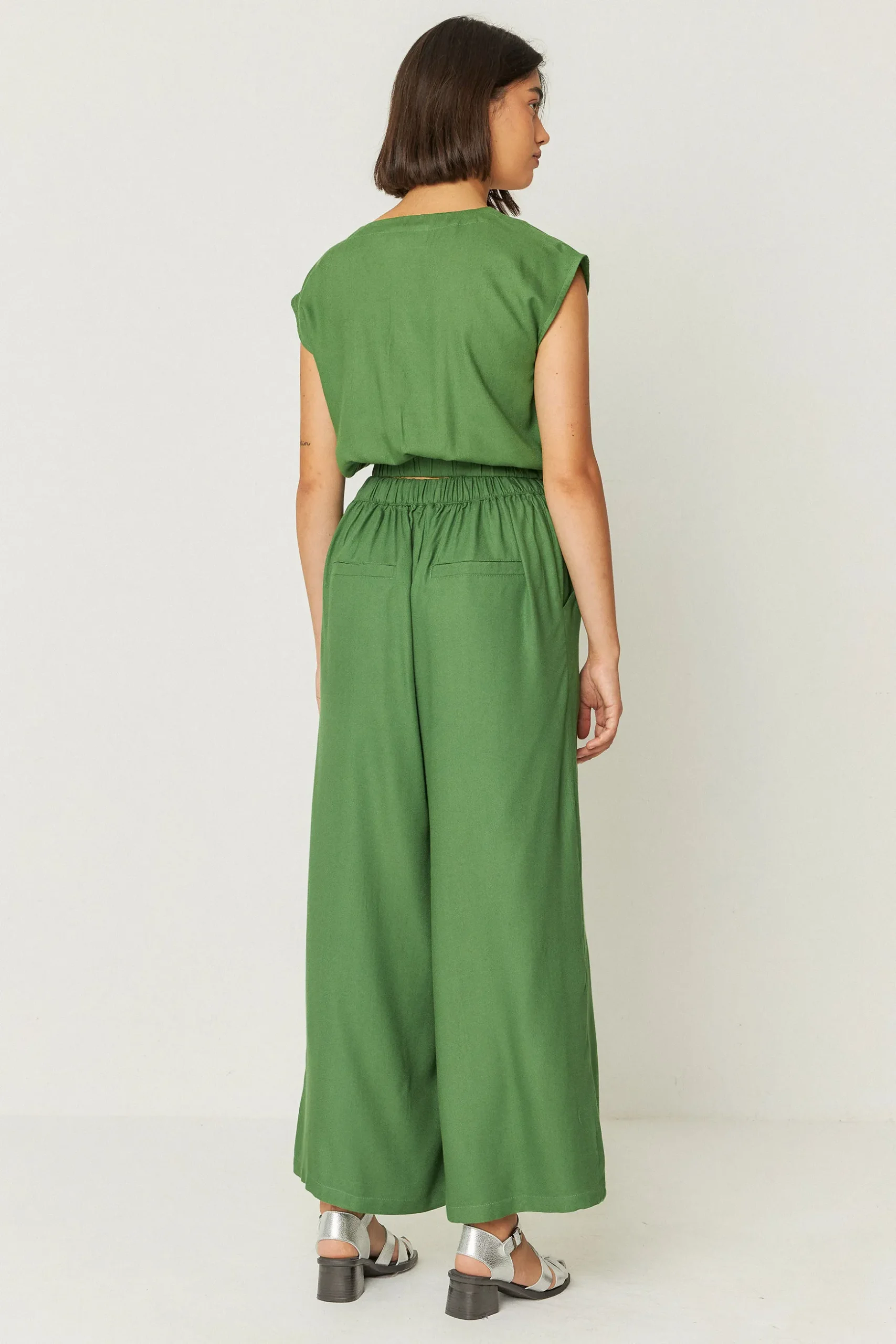 SKFK PANTALÓN DONA VERDE ALBAHACA Sale