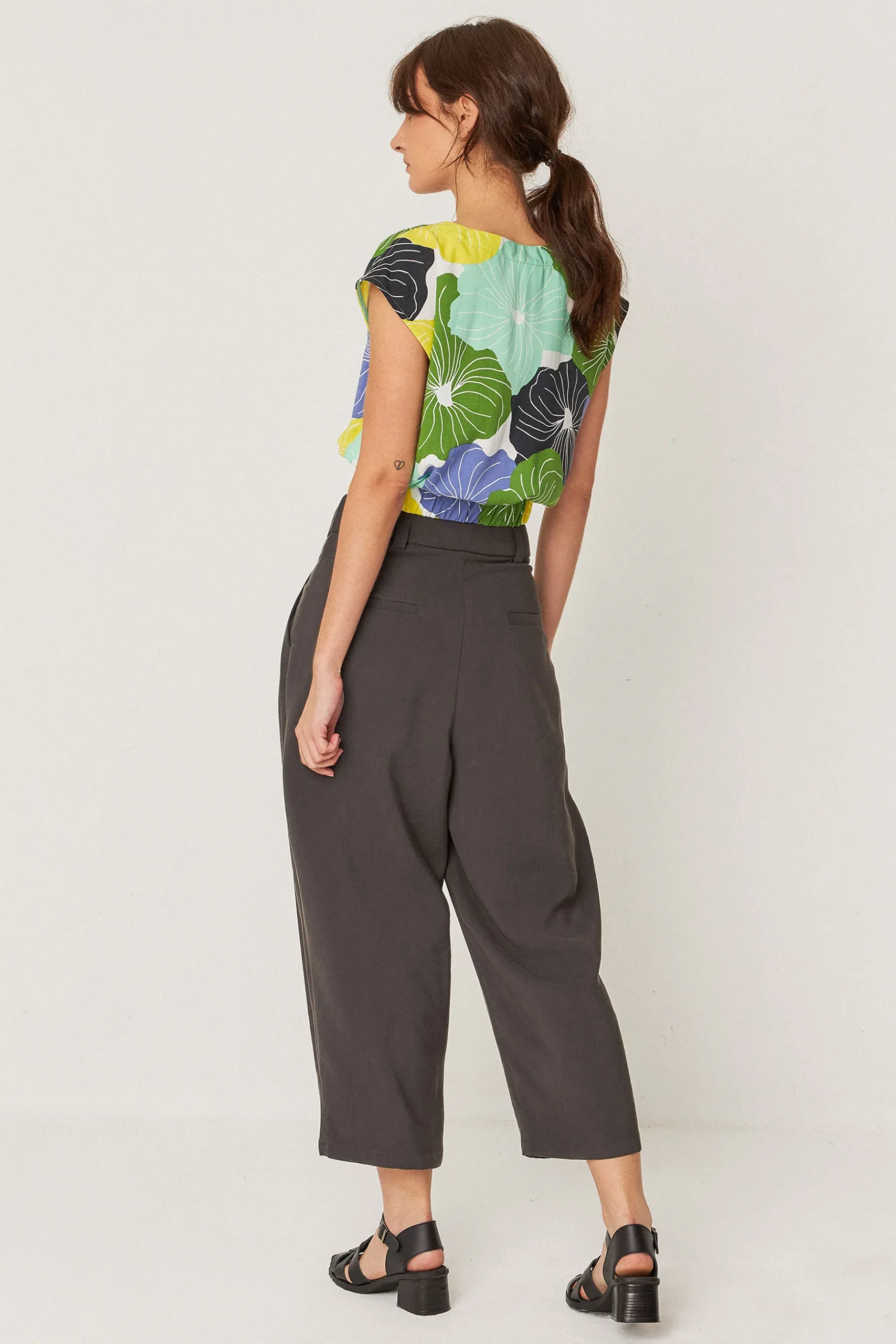 SKFK PANTALÓN ESTI CAQUI OSCURO Clearance