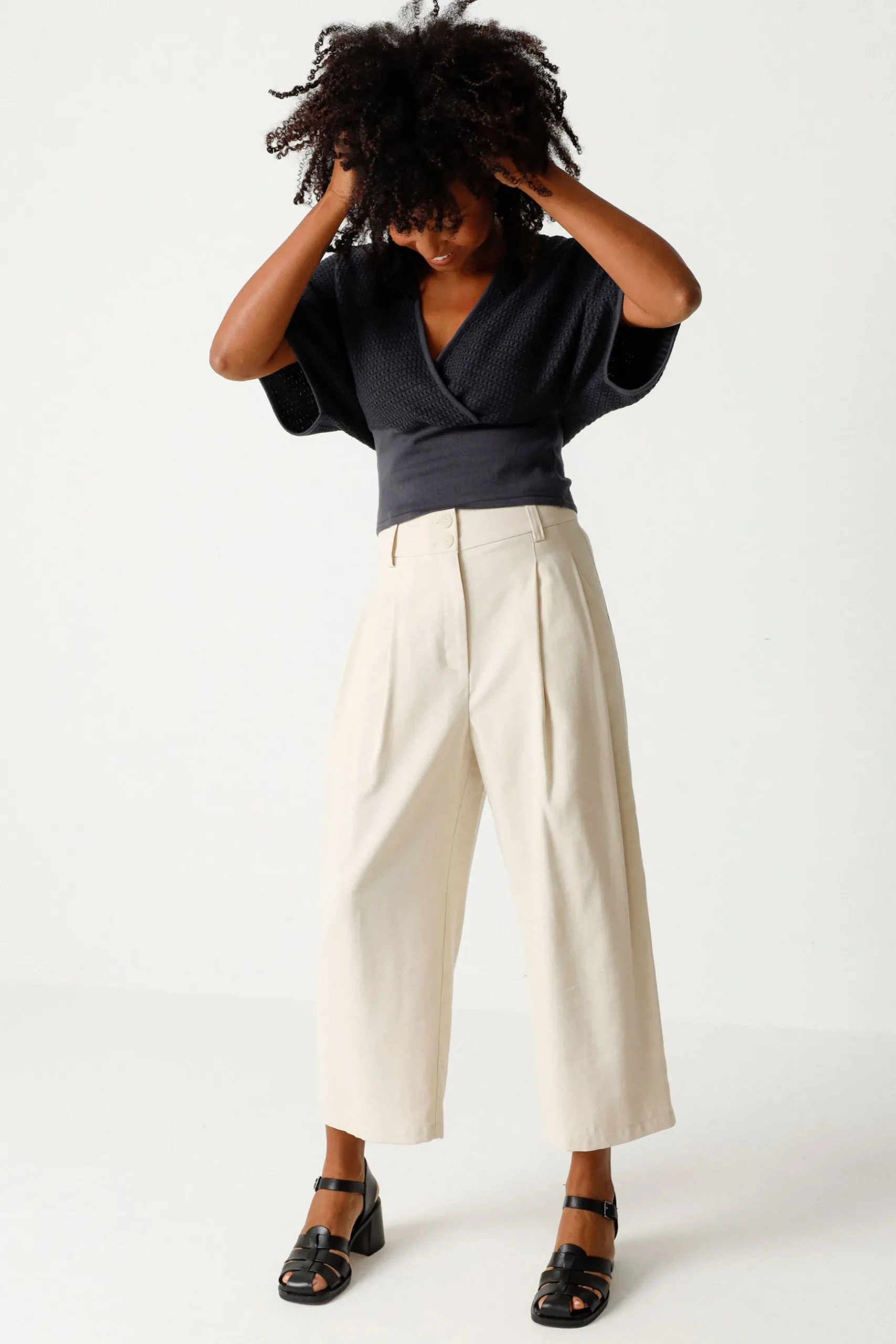 SKFK PANTALÓN ESTI CREMA Outlet