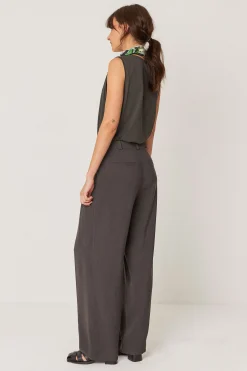 SKFK PANTALÓN HAIDE CAQUI OSCURO New