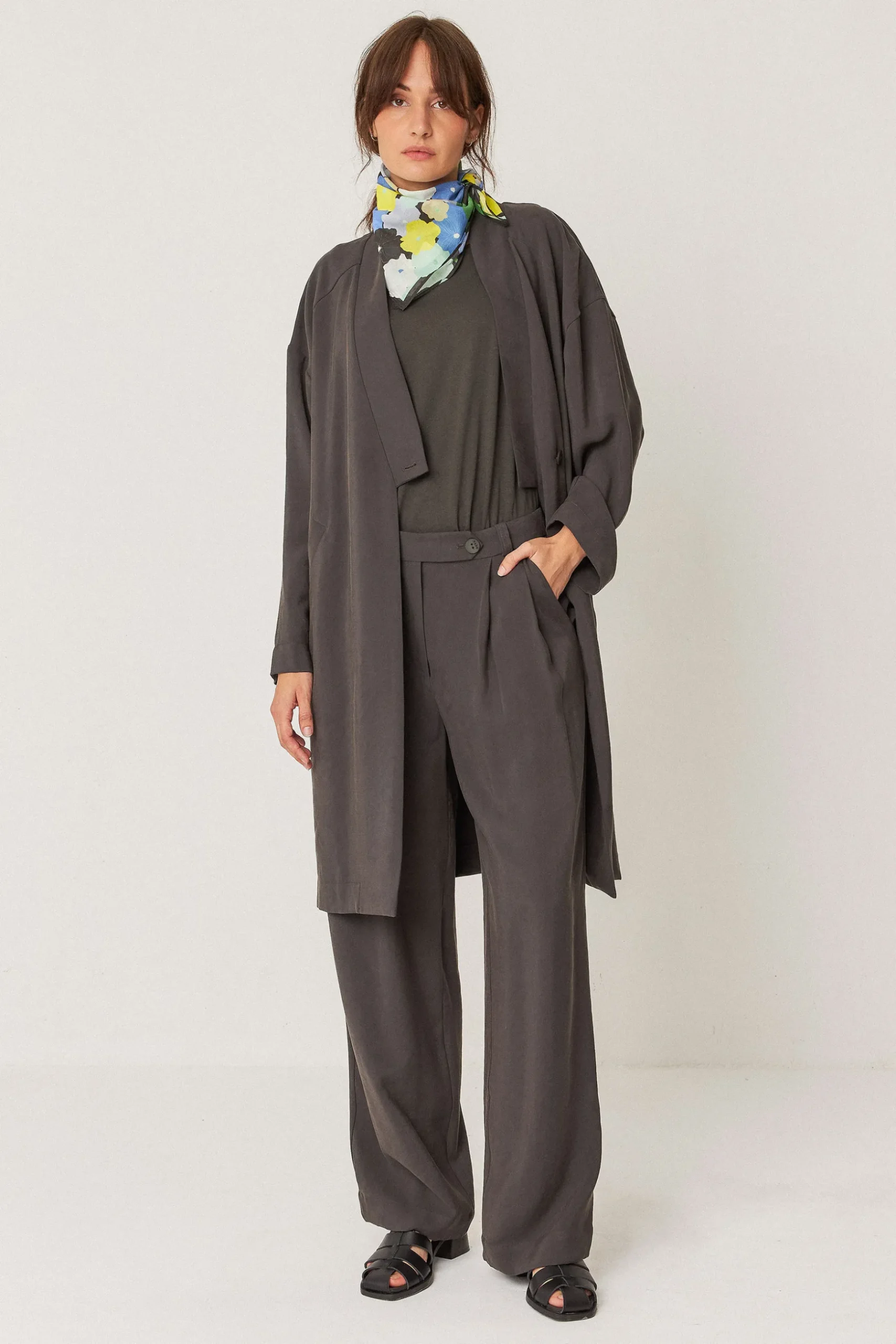 SKFK PANTALÓN HAIDE CAQUI OSCURO New