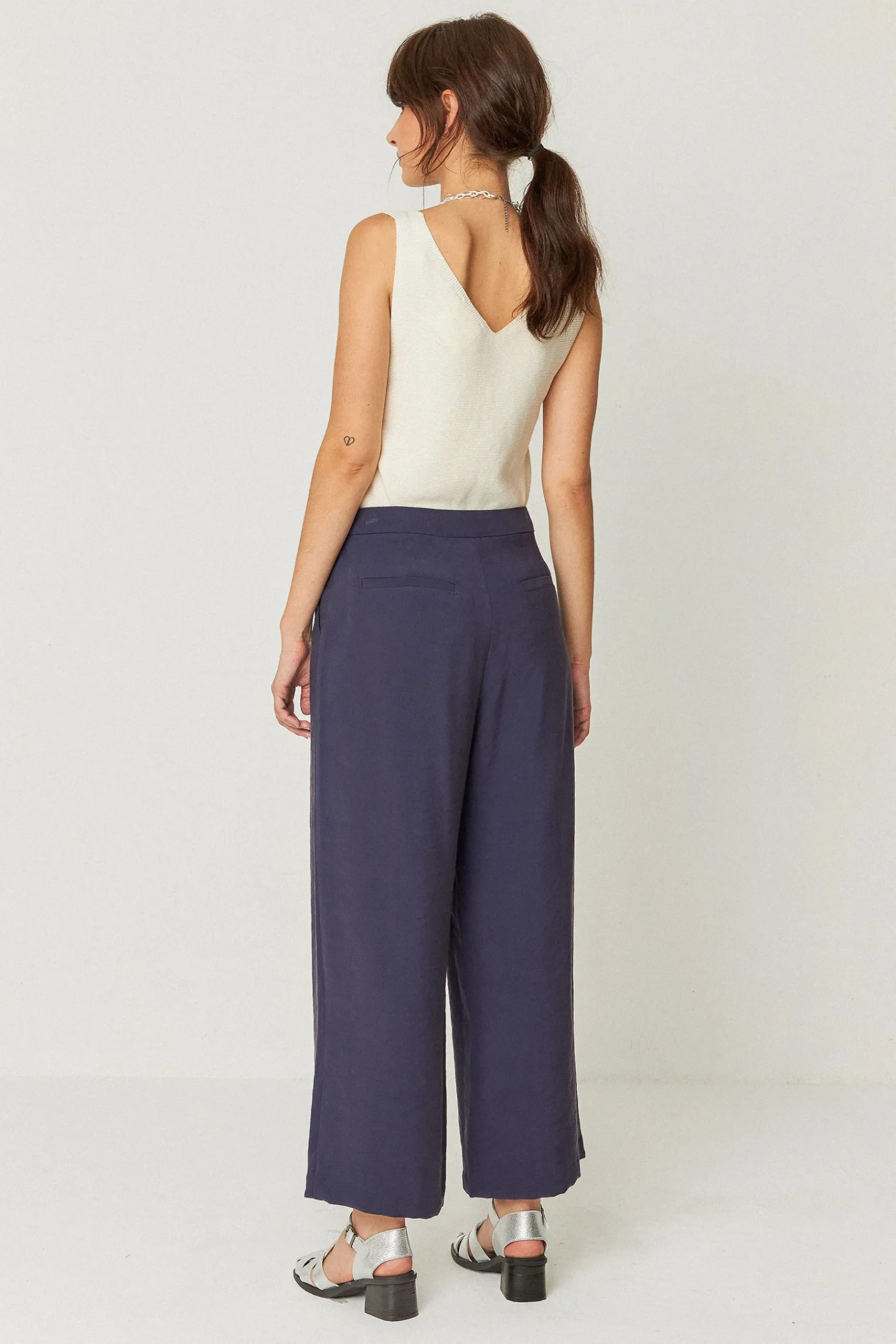SKFK PANTALÓN ILIA AZUL MARINO VIOLETA Online