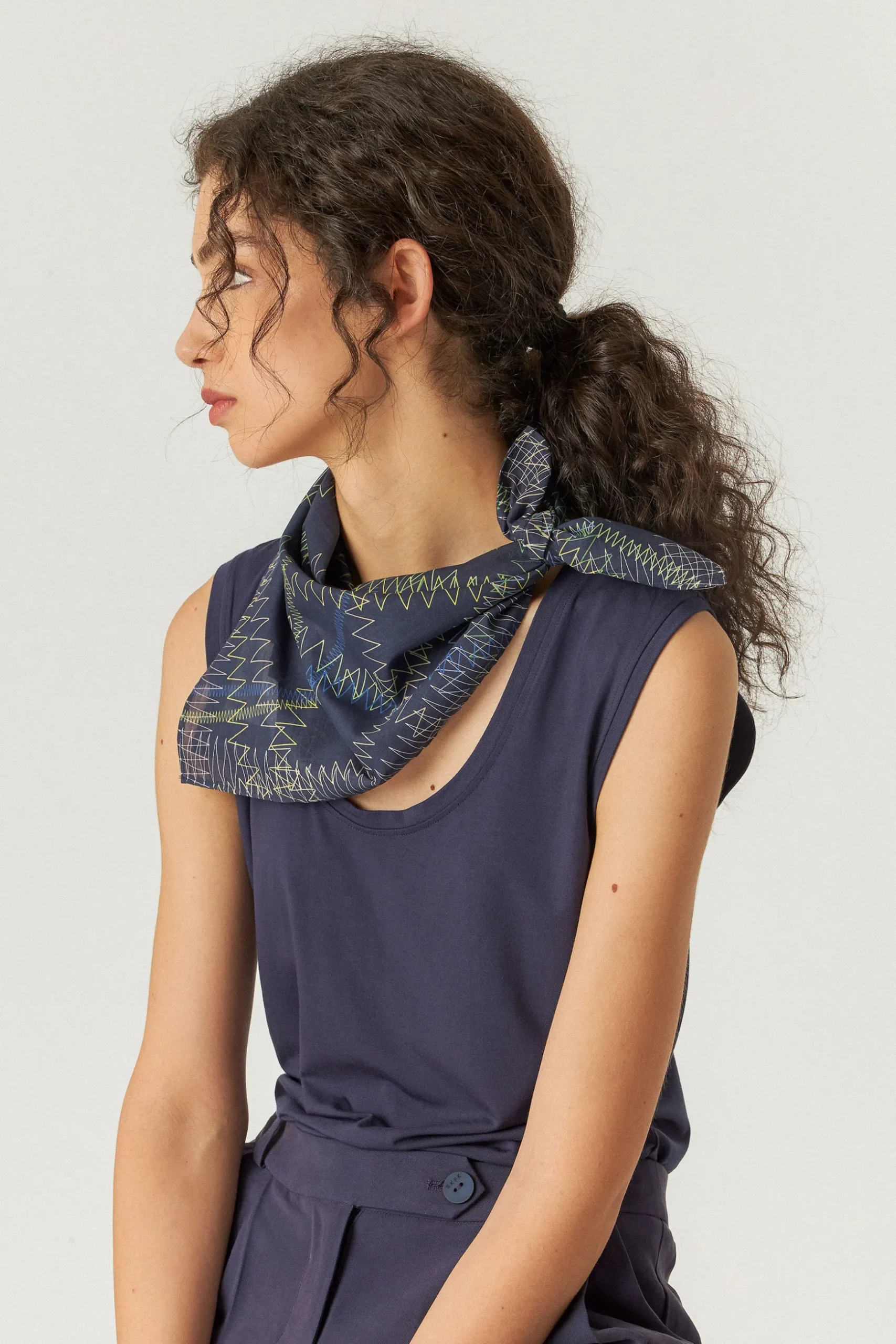 SKFK PAÑUELO SUTSU-GOTS AZUL MARINO VIOLETA New