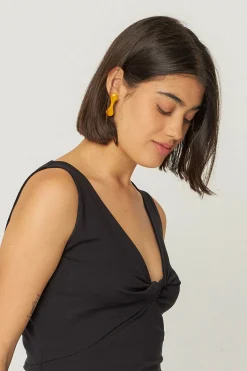 SKFK PENDIENTES INFINITE AMARILLO AZAFRÁN Sale