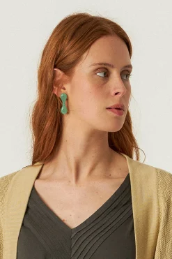 SKFK PENDIENTES INFINITE VERDE ALBAHACA Sale