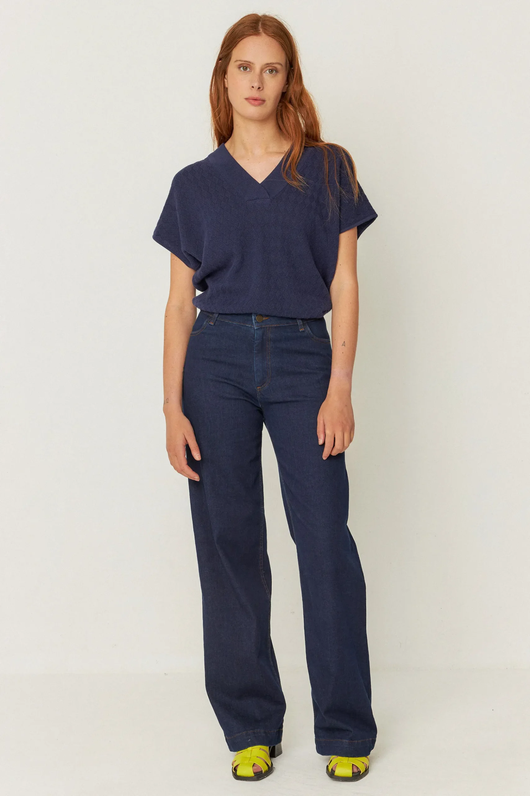 SKFK SUÉTER GARAZI-GOTS AZUL MARINO VIOLETA Discount