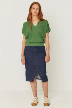 SKFK SUÉTER GARAZI-GOTS VERDE ALBAHACA Outlet