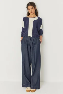 SKFK SUÉTER NAIKE-GOTS AZUL MARINO VIOLETA Sale