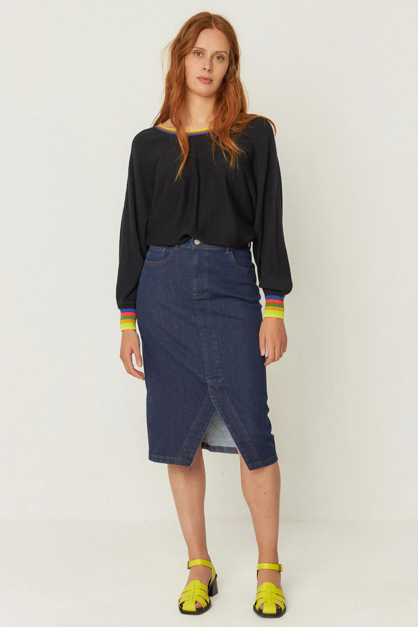 SKFK SUÉTER OLAITZ-GOTS NEGRO Outlet