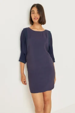 SKFK VESTIDO ADAIE AZUL MARINO VIOLETA New