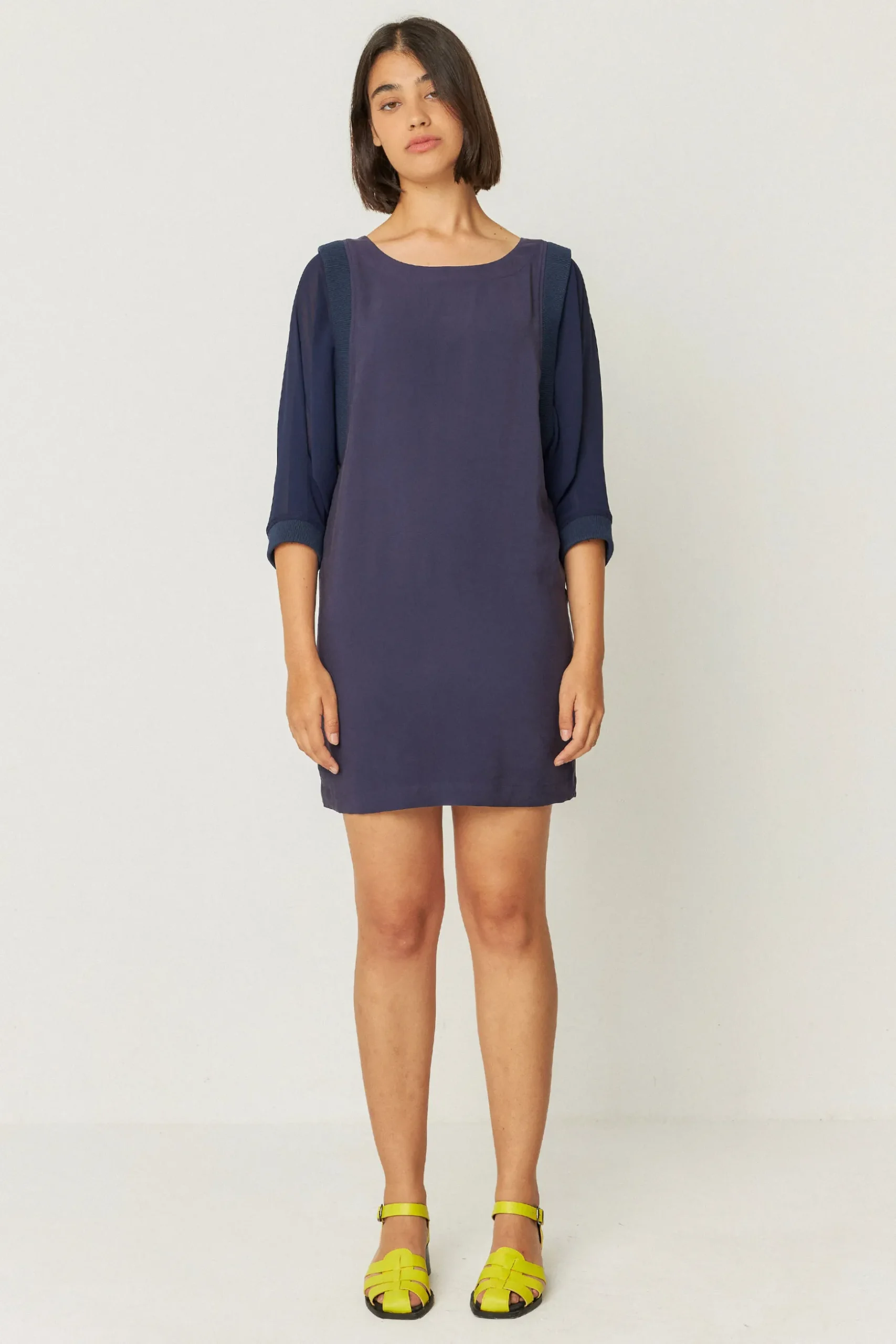 SKFK VESTIDO ADAIE AZUL MARINO VIOLETA New