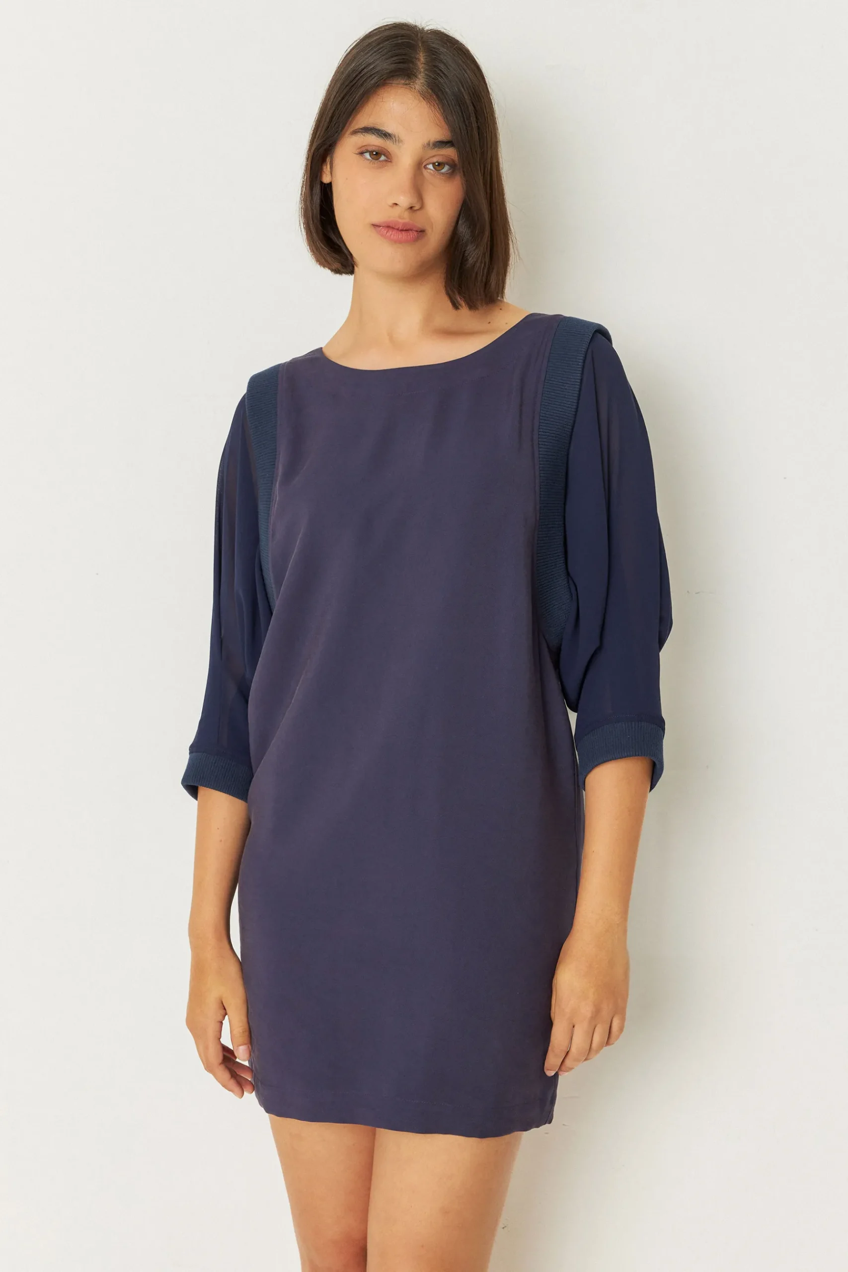 SKFK VESTIDO ADAIE AZUL MARINO VIOLETA New