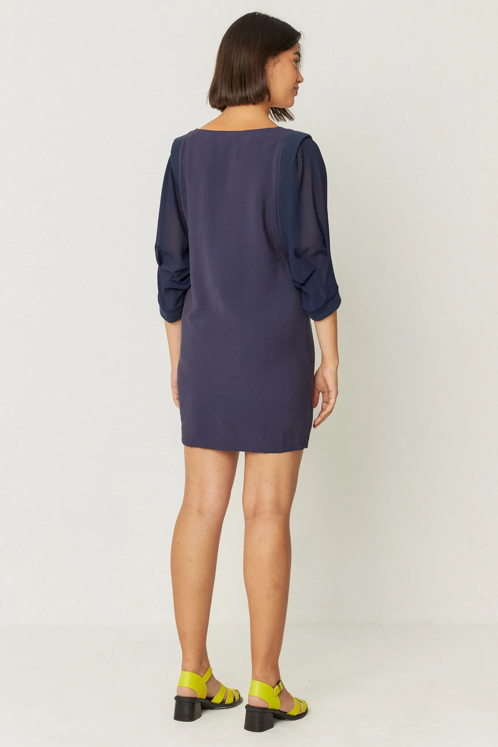 SKFK VESTIDO ADAIE AZUL MARINO VIOLETA New