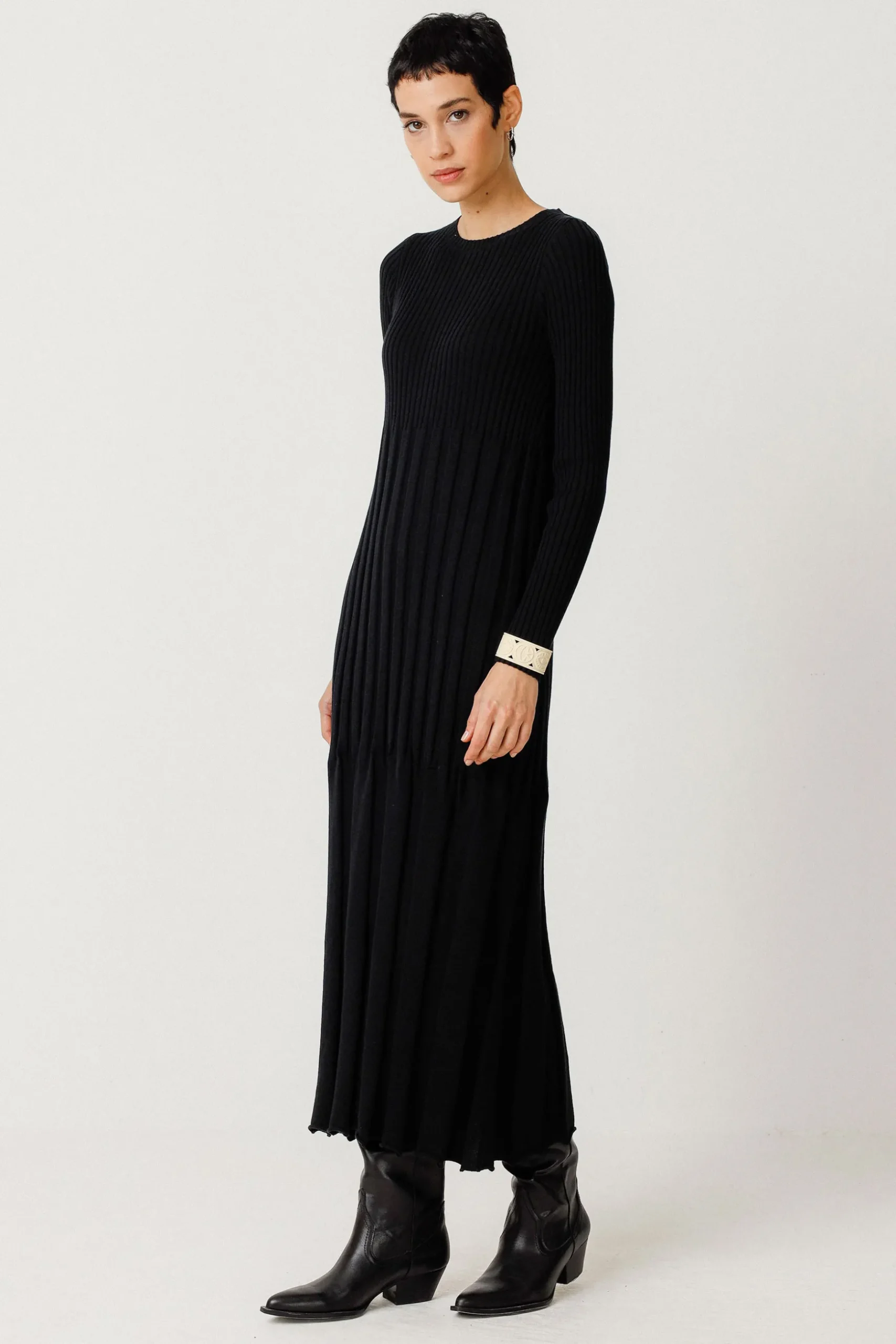 SKFK VESTIDO BEDIA-GOTS NEGRO Hot