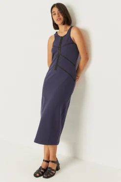 SKFK VESTIDO DEI AZUL MARINO VIOLETA Hot
