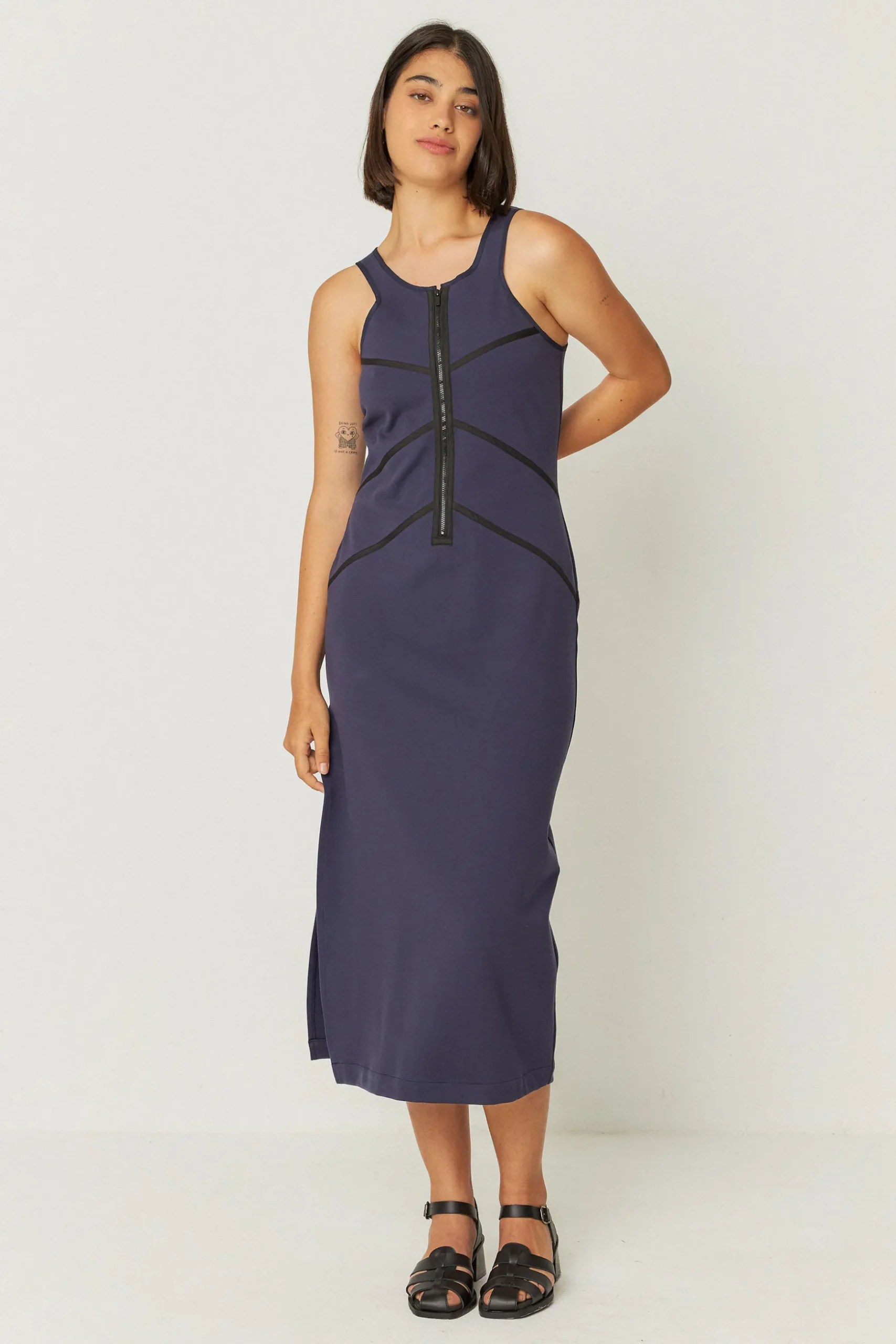 SKFK VESTIDO DEI AZUL MARINO VIOLETA Hot