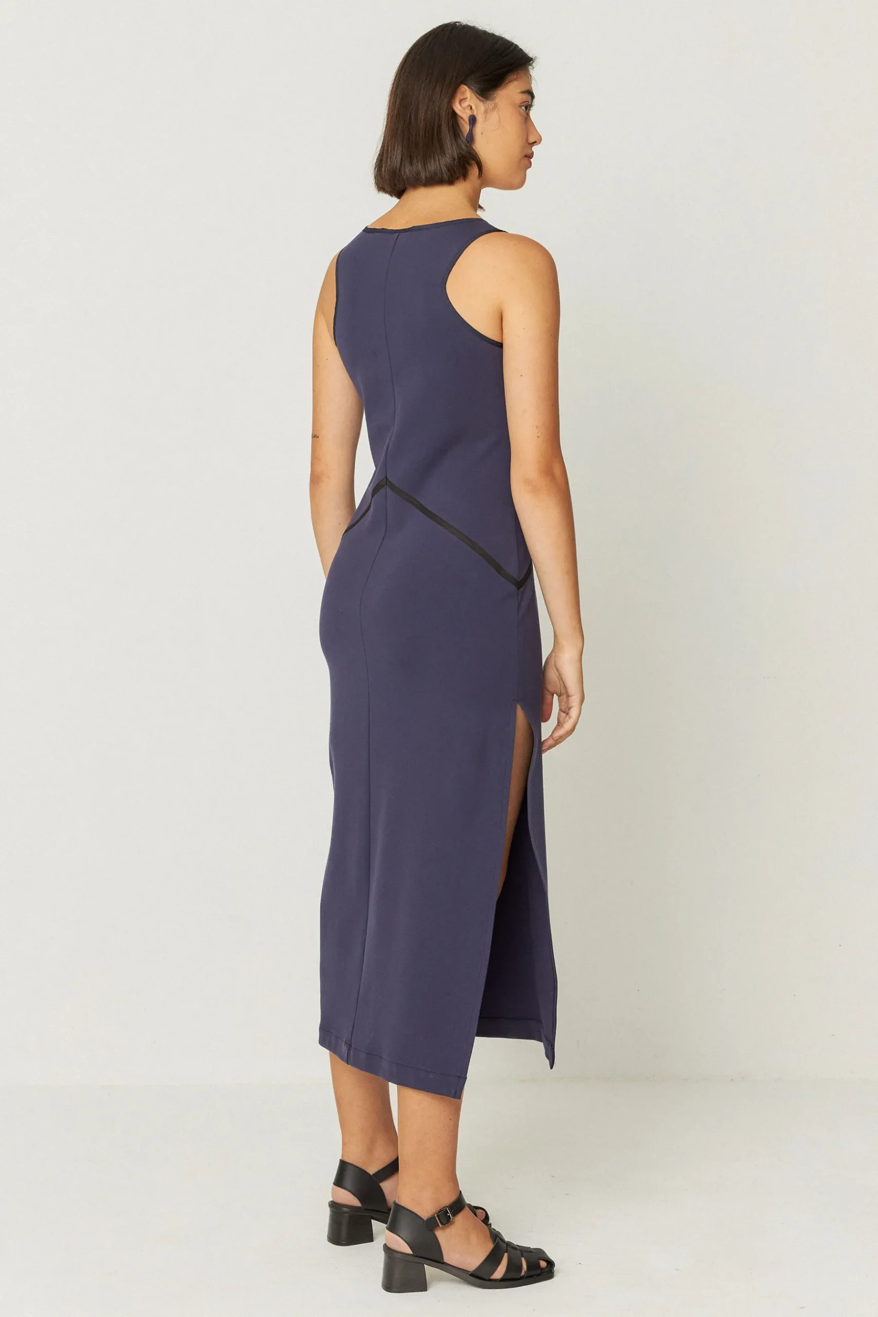 SKFK VESTIDO DEI AZUL MARINO VIOLETA Hot