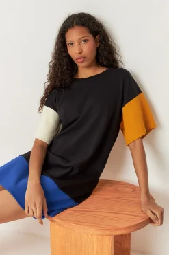 SKFK VESTIDO EHARI-GOTS NEGRO Hot