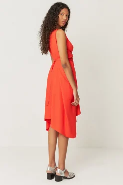 SKFK VESTIDO HABENE ROJO Clearance