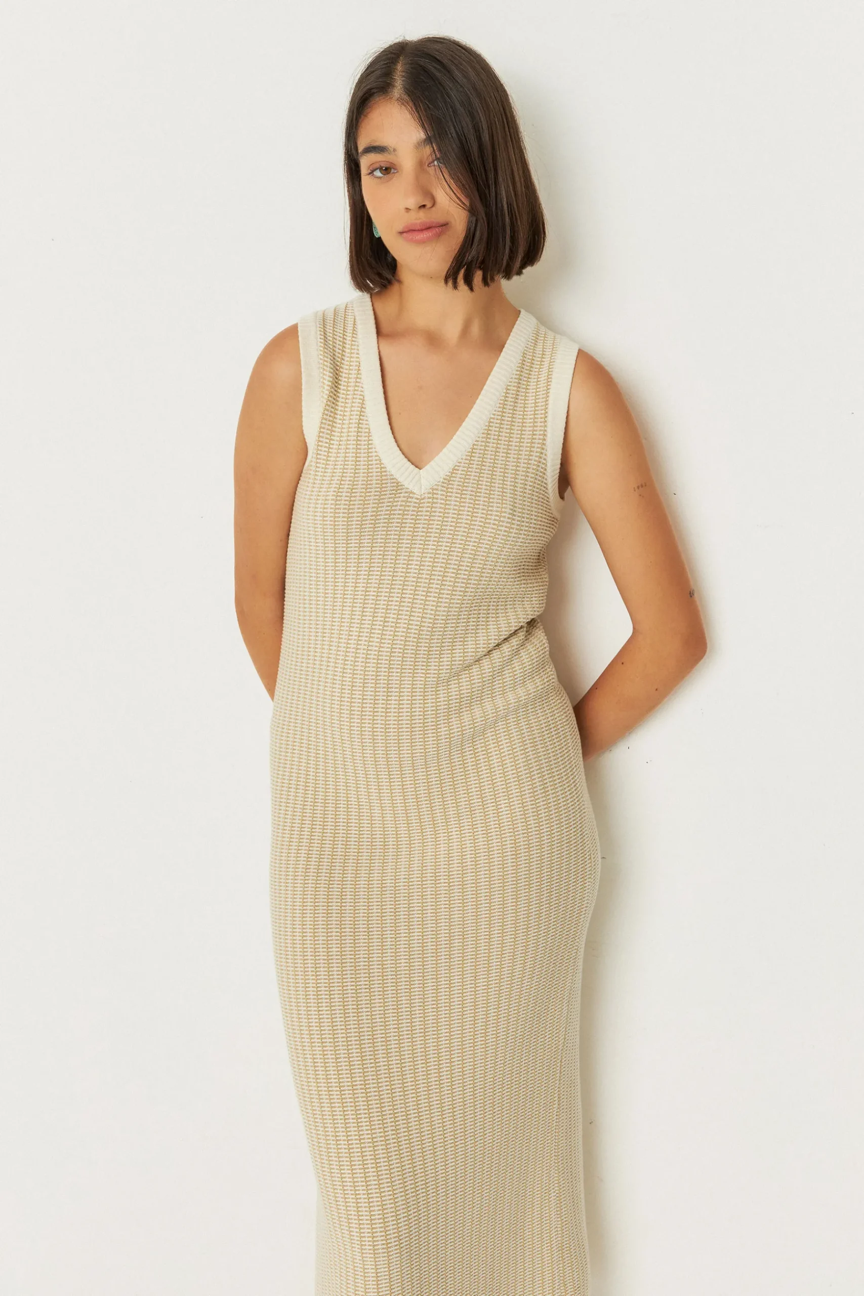 SKFK VESTIDO IHARA-GOTS MULTICOLOR Outlet