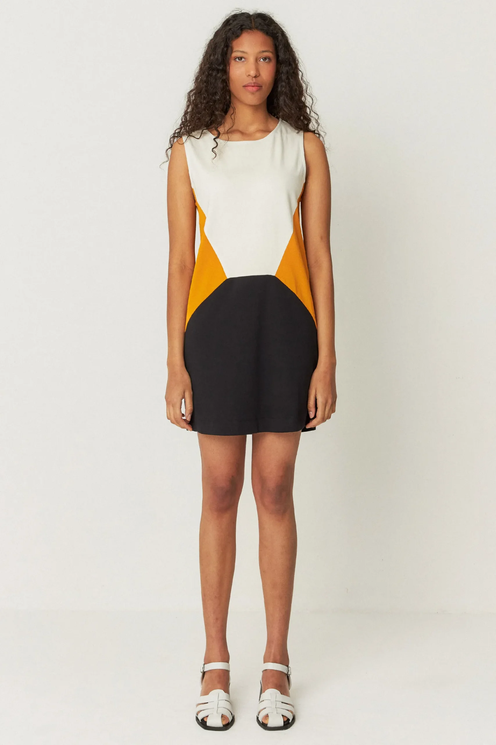 SKFK VESTIDO LAGA-GOTS CREMA Sale
