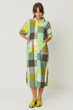 SKFK VESTIDO MAIZA-GOTS CHECKS New