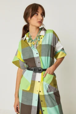 SKFK VESTIDO MAIZA-GOTS CHECKS New
