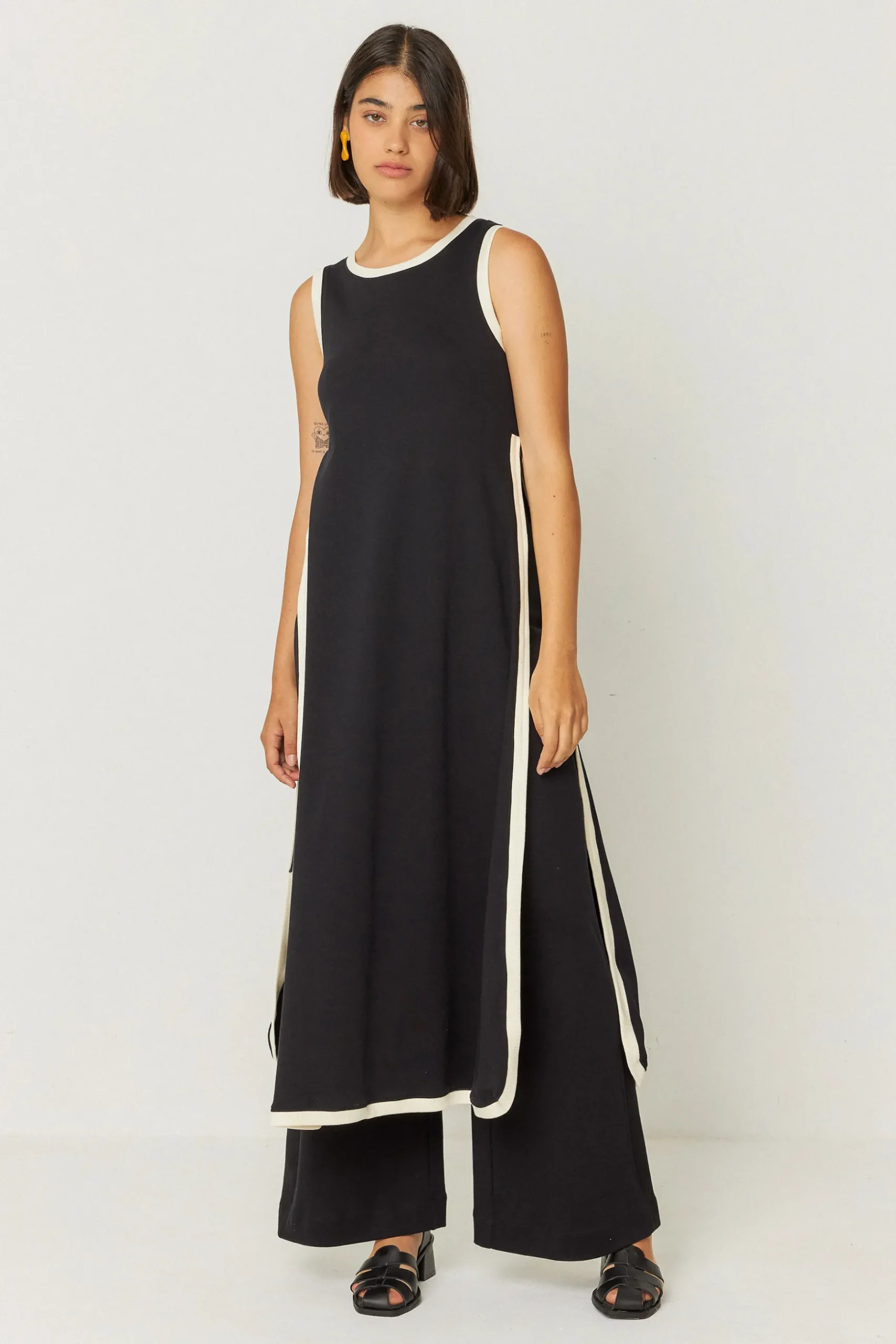 SKFK VESTIDO NAILA-GOTS NEGRO Hot