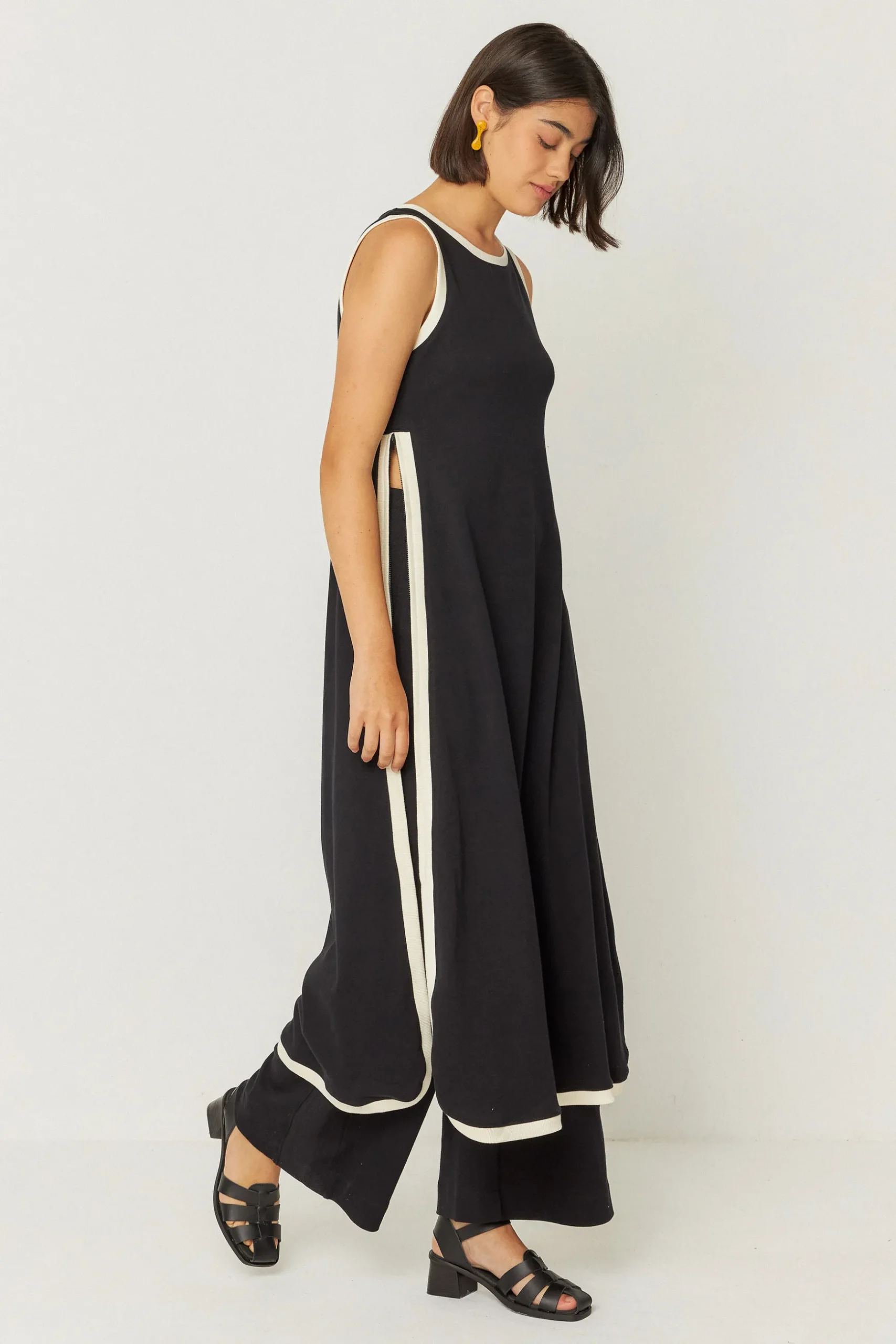 SKFK VESTIDO NAILA-GOTS NEGRO Hot