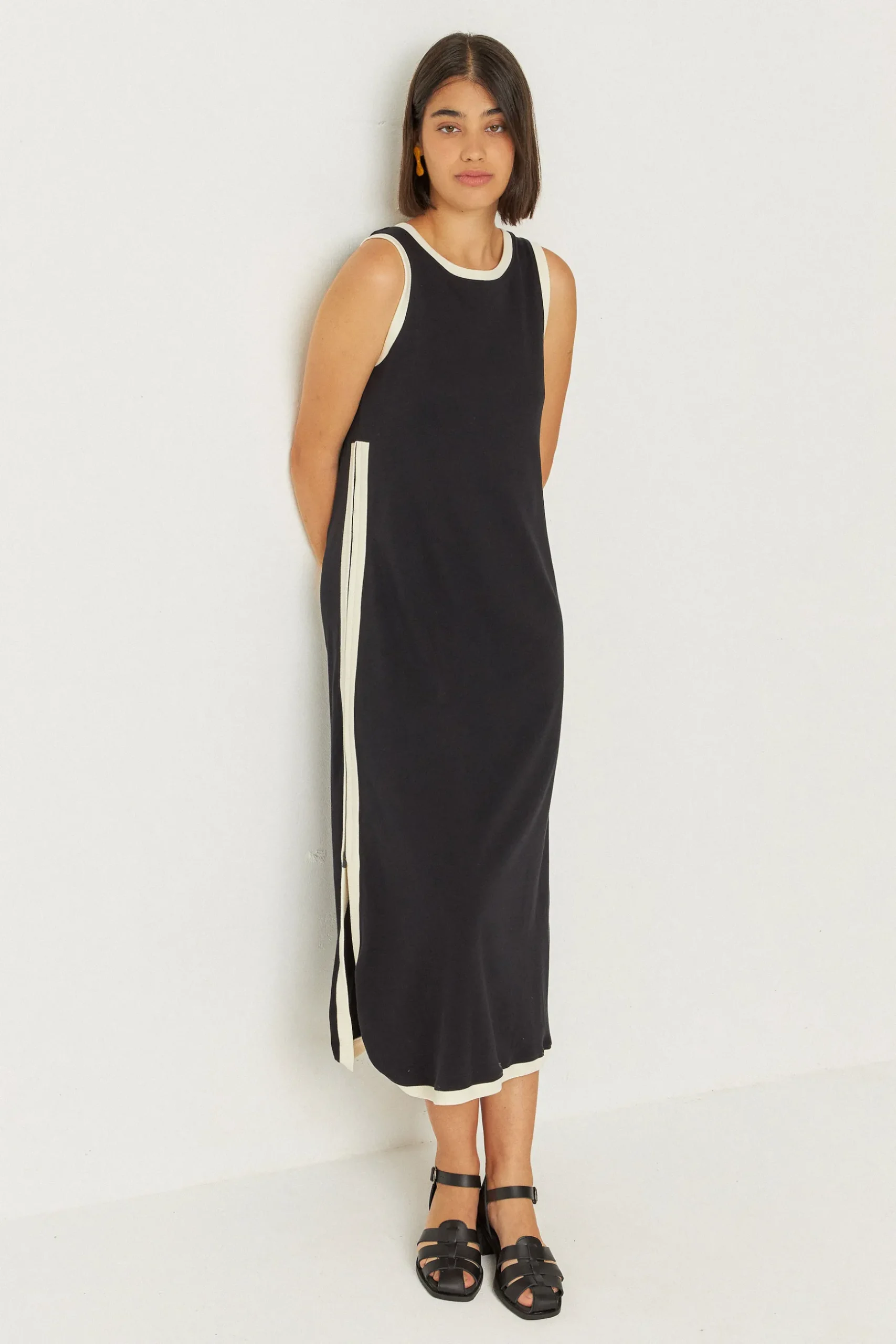 SKFK VESTIDO NAILA-GOTS NEGRO Hot