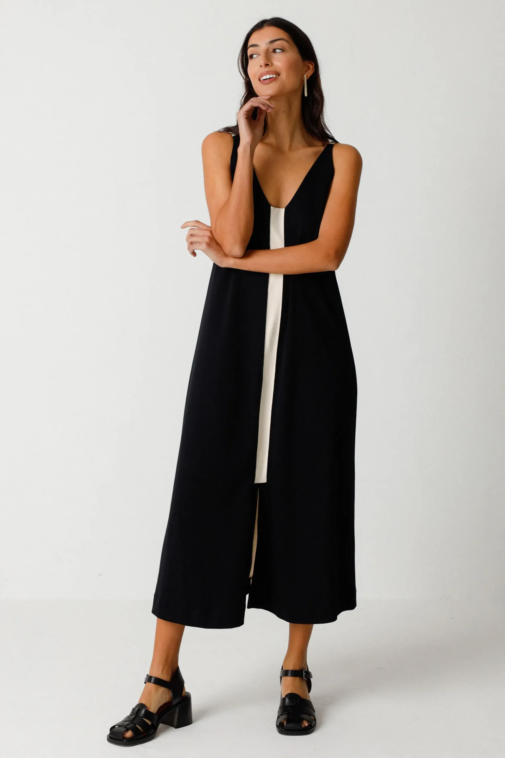 SKFK VESTIDO ZAINE-GOTS NEGRO Outlet